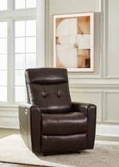 3 Brothers Decor - Ashley Furniture - Pisgham Living Room - PWR Recliner/ADJ Headrest / Chocolate - U1050013