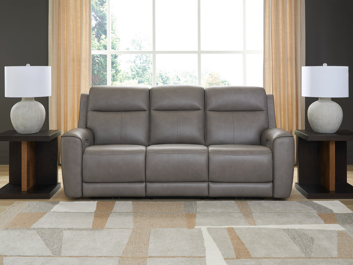 3 Brothers Decor - Ashley Furniture - 5Z-Comfort Living Room - PWR REC Sofa with ADJ Headrest / Coin - PCU1090015
