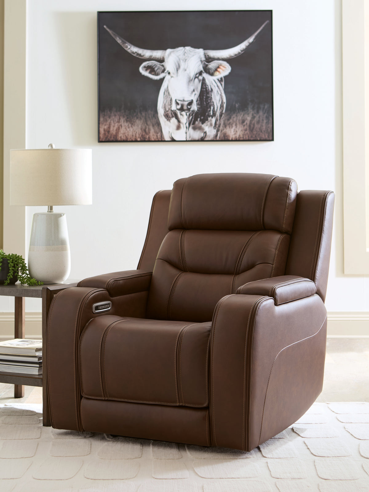 3 Brothers Decor - Ashley Furniture - Knightington Living Room - Power Recliner w/Audio Seating - PCU1160213A