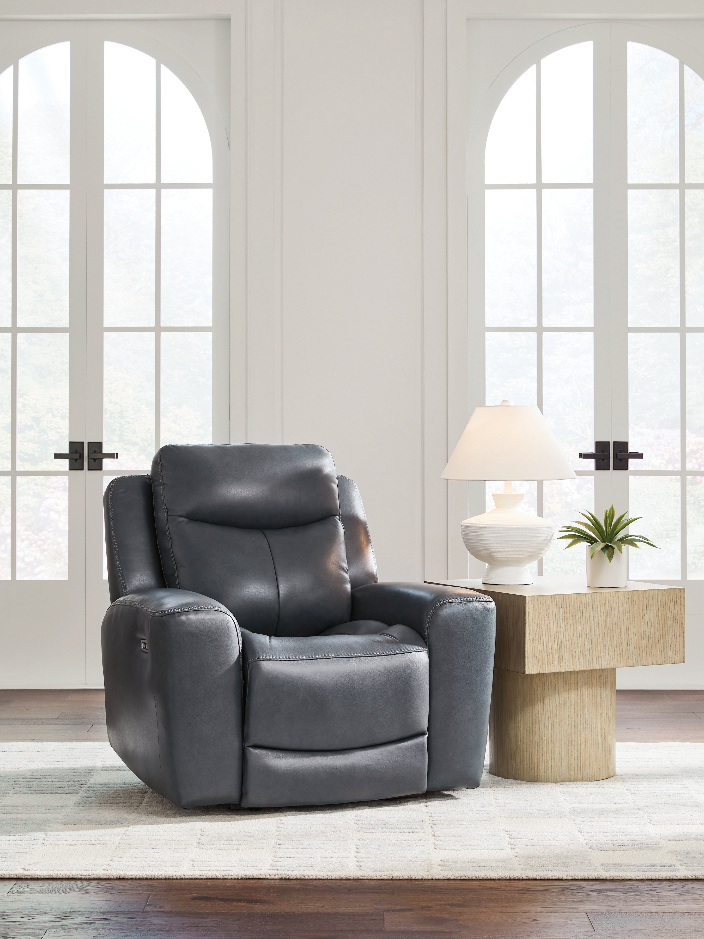 3 Brothers Decor - Ashley Furniture - Next Move Living Room - PWR Recliner/ADJ Headrest / Admiral - PCU1210013