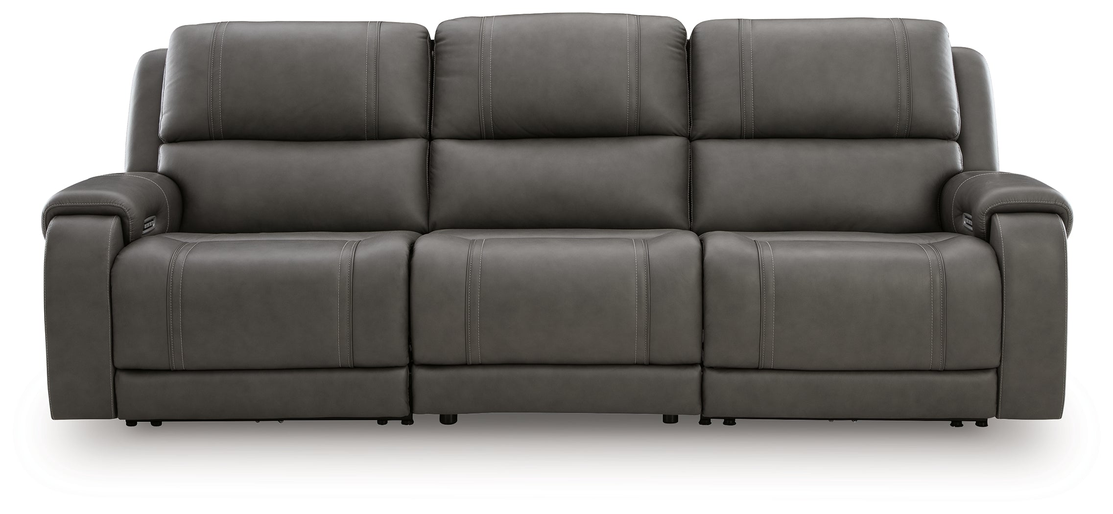 3 Brothers Decor - Ashley Furniture - 5Z - Pittson Sectional - 3-Piece Power Sectional Reclining Sofa / Anchor - PCU12600S3
