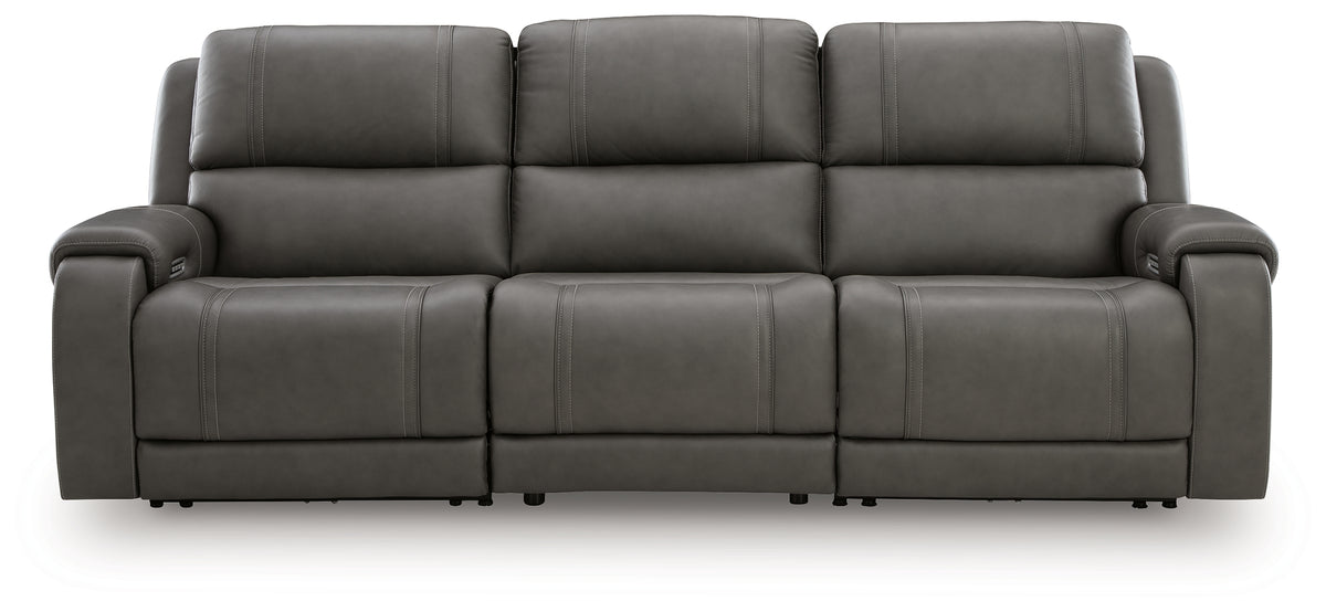 3 Brothers Decor - Ashley Furniture - 5Z - Pittson Sectional - 3-Piece Power Sectional Reclining Sofa / Anchor - PCU12600S3