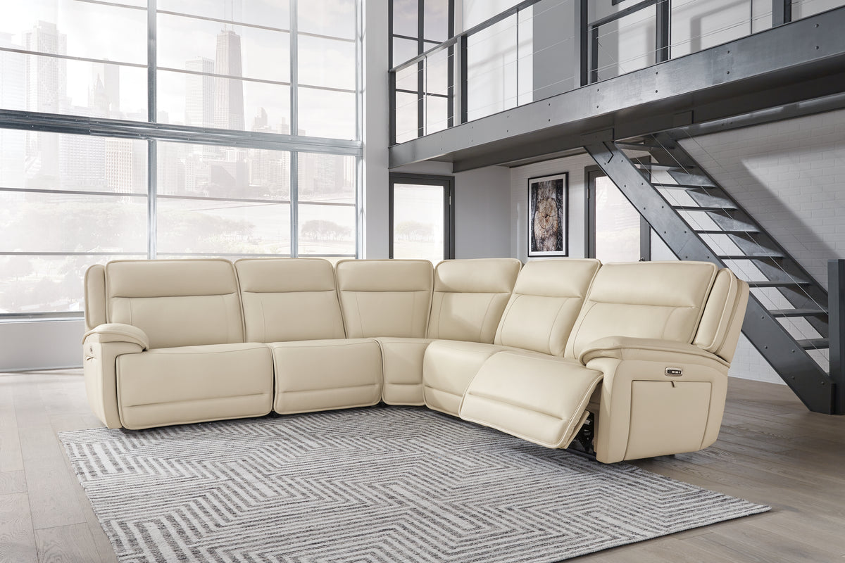 3 Brothers Decor - Ashley Furniture - Double Deal Sectional - 5-Piece Power Reclining Sectional - U13001S2
