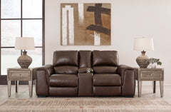 3 Brothers Decor - Ashley Furniture - Alessandro Living Room - PWR REC Loveseat/CON/ADJ HDRST / Walnut - U2550218