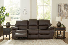 3 Brothers Decor - Ashley Furniture - Leesworth Living Room - Reclining Power Sofa - U4380887