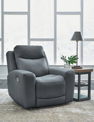 3 Brothers Decor - Ashley Furniture - Mindanao Living Room - PWR Recliner/ADJ Headrest / Steel - U5950413
