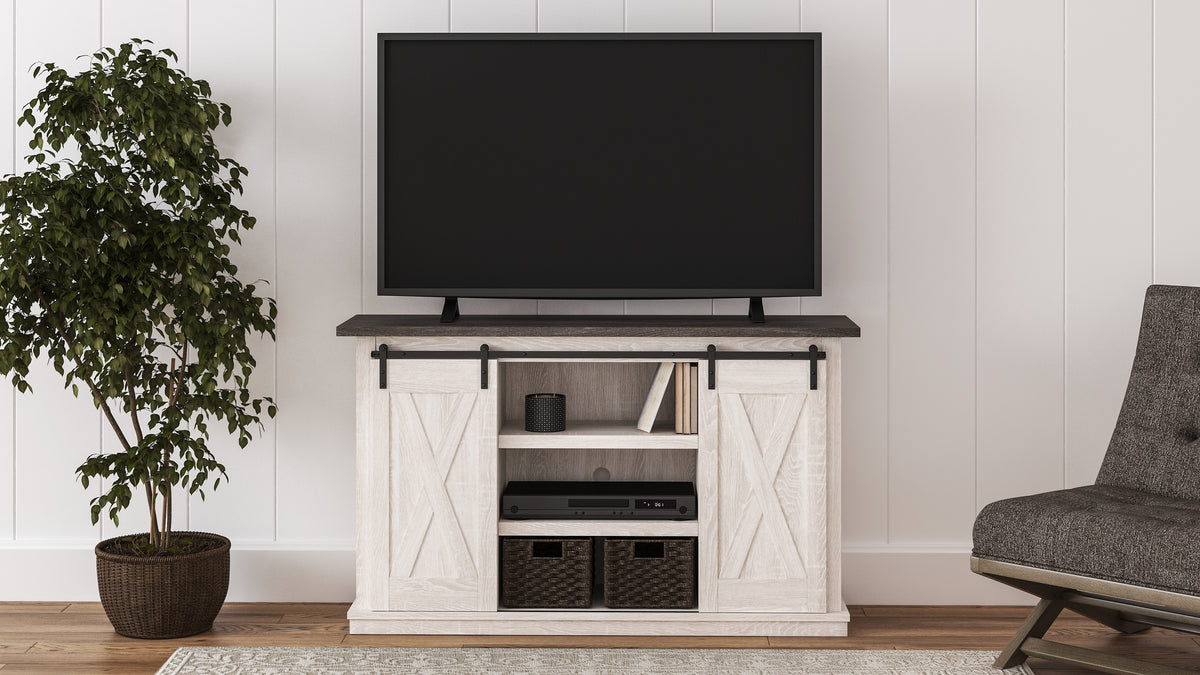3 Brothers Decor - Ashley Furniture - Dorrinson 54" TV Stand - 54" / Two-tone - W287-48