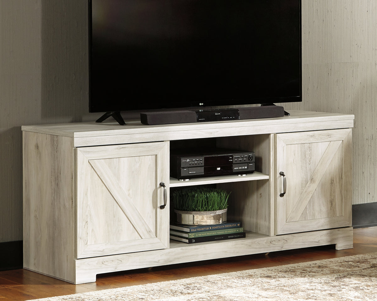 3 Brothers Decor - Ashley Furniture - Bellaby TV Stand - 63" / Whitewash - W331-68