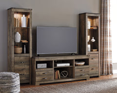 3 Brothers Decor - Ashley Furniture - Trinell 3-Piece Entertainment Center - 3-Piece Entertainment Center / Brown - W446W18