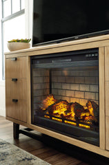 3 Brothers Decor - Ashley Furniture - Entertainment Accessories Electric Infrared Fireplace Insert - Electric Infrared Fireplace Insert / Black - W100-121