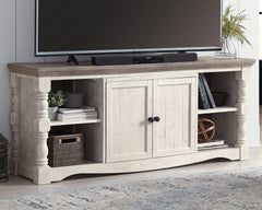3 Brothers Decor - Ashley Furniture - Havalance 67" TV Stand - 67" / Two-tone - W814-30