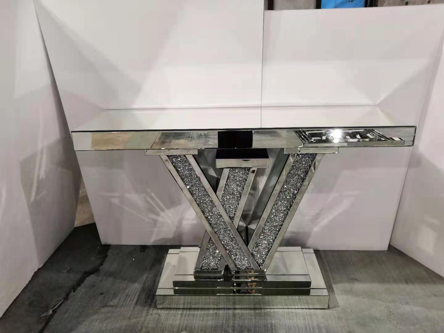 V-Shaped Sofa Table