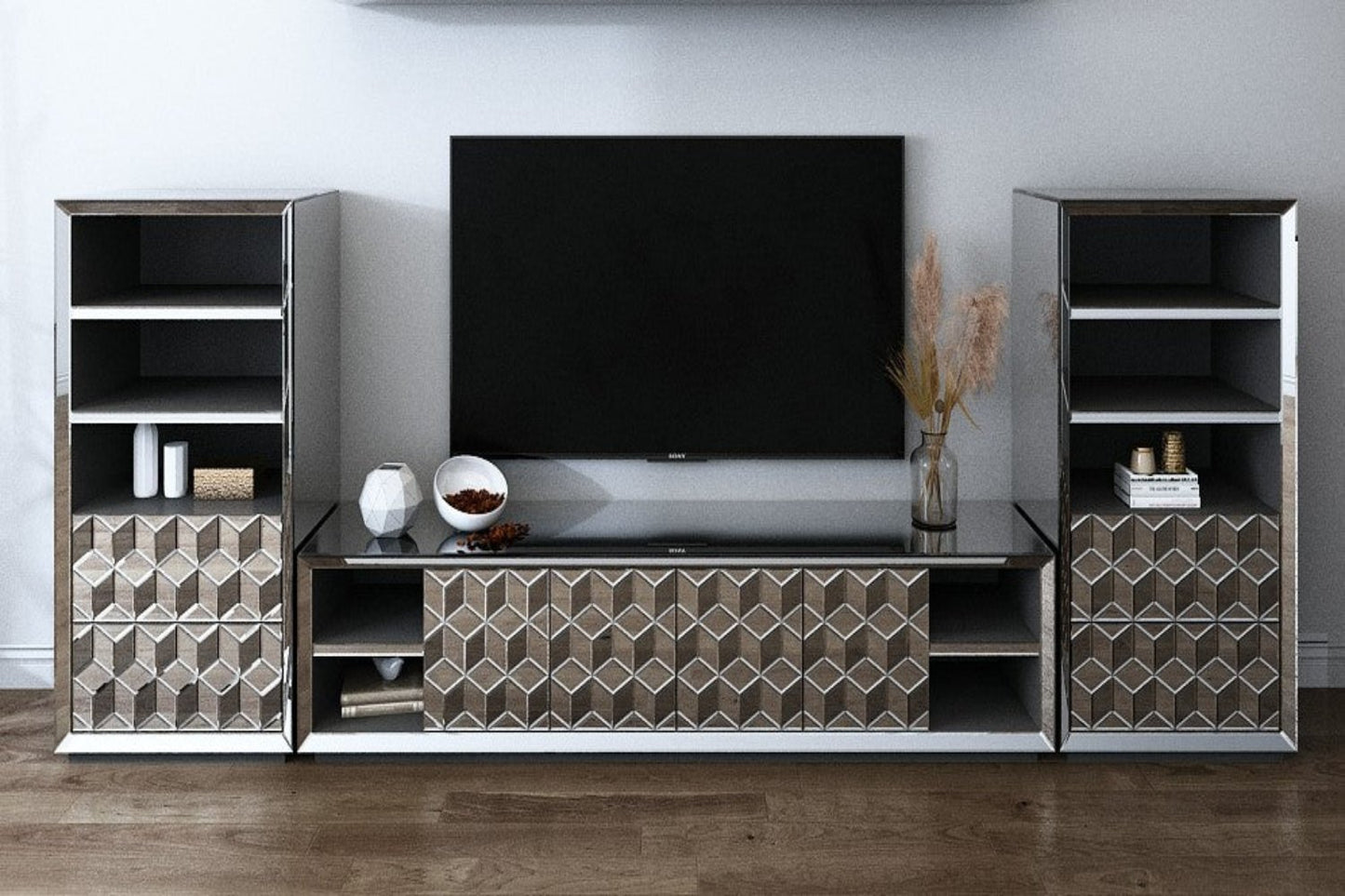 IA2202 Tv Stand Wall Unit